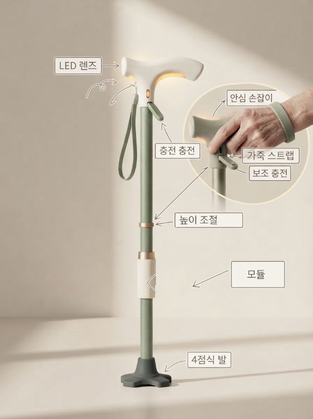 지팡이 전체 모습