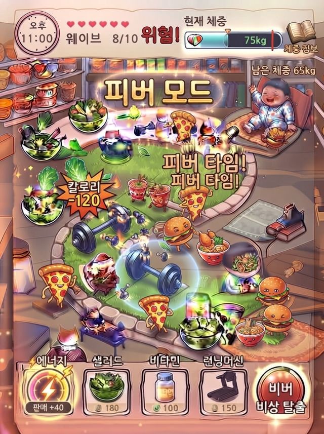 전투 화면
