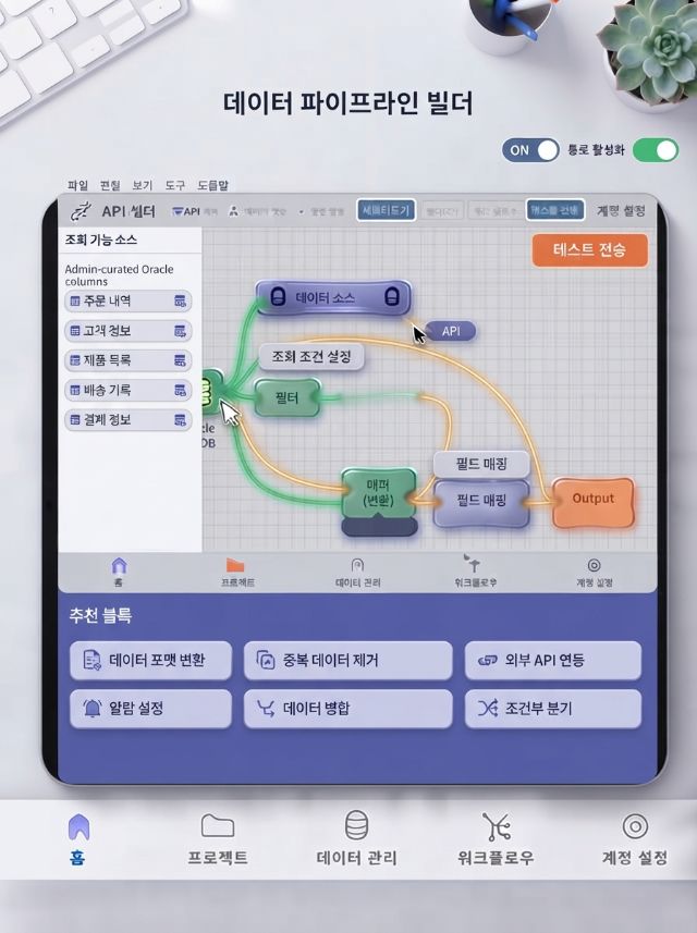 메인 작업 화면