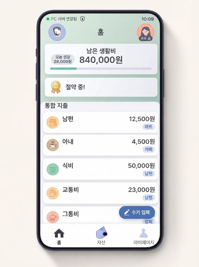 홈 화면