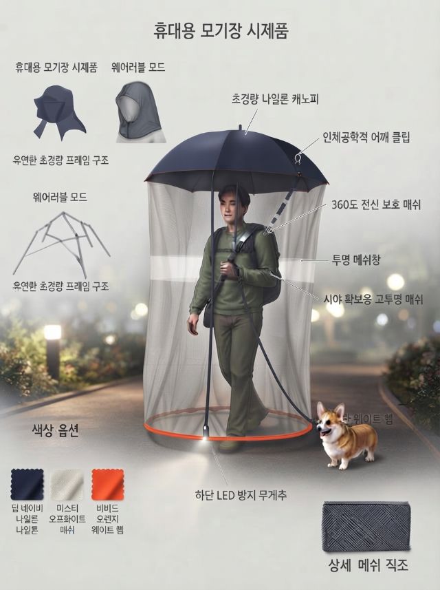 모기장 전체 모습