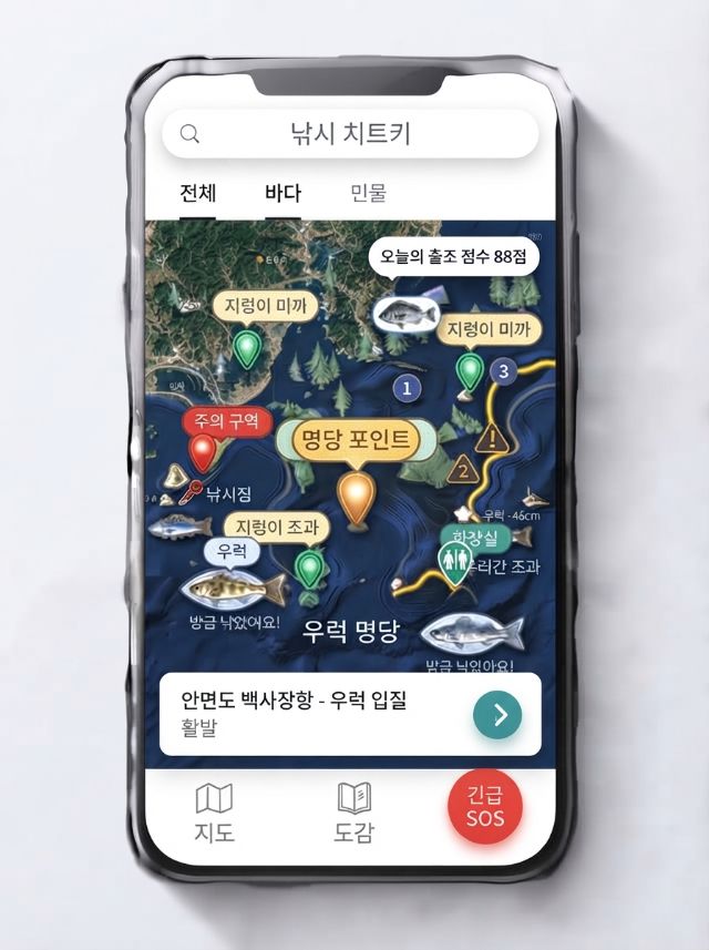메인 지도 화면
